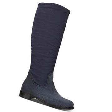 Women's Ecco Sartorelle 25 High-cut Boots Blue | SG 23HAP